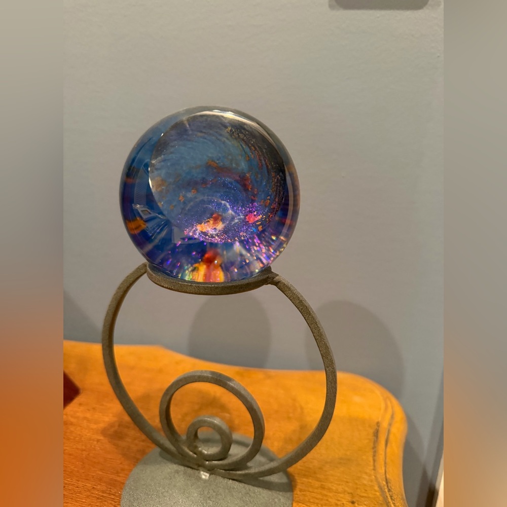 Glass Eye Studio Milky Way Paperweight